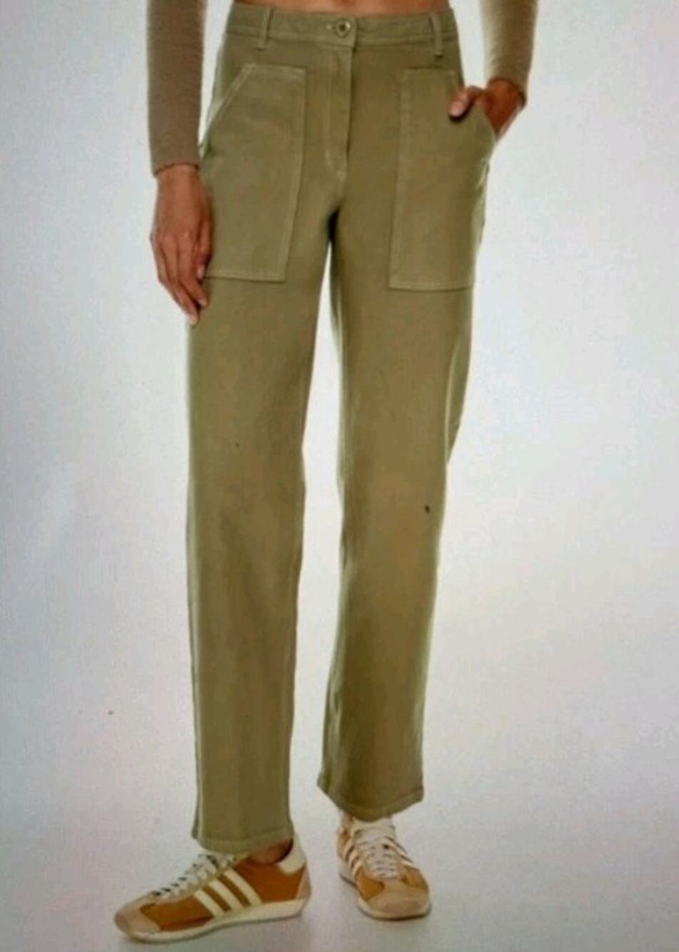 ARITZIA WILFRED MODERN UTILITY PANT 6 Loose Fit Tapered
